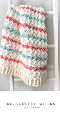 Free crochet pattern - Sparkle Sedge Blanket by Daisy Farm Crafts. Free easy-to-follow pattern!