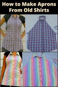 DIY Aprons From Old Shirts: Revamp Your Wardrobe: Easy Steps to Create Aprons from Old Shirts.