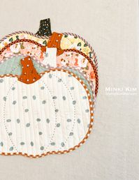 Pumpkin Placemat PDF Download Pattern – Sewing Illustration