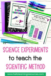 Will you be teaching the scientific method in your upper elementary classroom this year? This article by Hello Learning shares six fun ideas for activities and experiments to teach the scientific method with 4th grade and 5th grade students. Includes scientific method experiment ideas and other activities to support the steps of the scientific method. These ideas are the perfect way for kids to learn about the scientific method in a fun, hands on way. Click to read more!