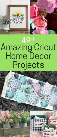 Best Cricut Home Decor / Cricut Home Decor / Cricut Maker / Cricut Explore Air 2 / Cricut Projects / DIY Cricut Projects via @clarkscondensed