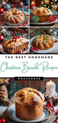 Dive into the magic of Christmas with these delectable bread recipes! From Nutella Star Bread to Golden Santa Bread, each creation is a feast for the senses. Easy-to-follow instructions and festive photos make these recipes perfect for your holiday baking adventures. Impress your guests with these edible works of art! 🎄🍞 #ChristmasBread #HolidayBaking #FestiveRecipes