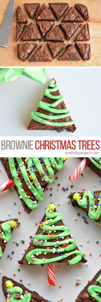 Christmas Tree Brownie recipe