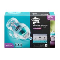 Tommee Tippee Advanced Anti-Colic 3-Pack 9 Oz. Baby Bottle Clear - The Tommee Tippee Advanced Anti-Colic bottle combines a breast-like nipple and the latest anti-colic innovation. It works differently than other baby bottles to combat colic, while ensuring comfy feeding for you and your baby.