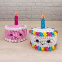 Crochet Birthday Cake | Free Crochet Pattern - Virkadia