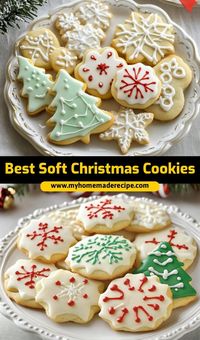 These best soft Christmas cookies are the perfect cookies for the holiday season. Soft, chewy, and full of festive flavor, they’re the ultimate cookies for your Christmas cookie platter