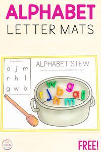 Alphabet Stew Letter Recognition Mats