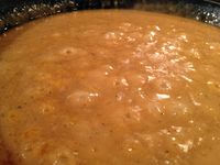 Making Southern style gravy from your fried pork chop or chicken drippings is easy.