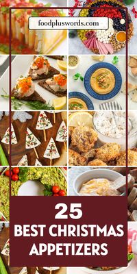 Get ready to impress your guests with these amazing Christmas dinner appetizers! Perfect for holiday parties or Christmas Day celebrations, these festive and easy recipes are sure to be a hit. From simple classics to elegant options, there's something for everyone to enjoy. Whether you're planning a cozy gathering or a big holiday bash, these Christmas appetizers will bring some extra cheer to your festivities.  | Festive Christmas Appetizers | Easy Christmas Recipes Appetizers | Christmas Appet