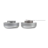 Can’t get enough of fondue? We’ve got just the thing. This set of two burners come pre-filled with a flammable gel that’s extremely safe, because the burner only works in combination with the wick inc