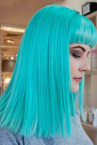 Captivating Ideas for Green Hair That Will Inspire You To Take The Plunge ★ See more: http://lovehairstyles.com/green-hair-inspiration/ #hairdare