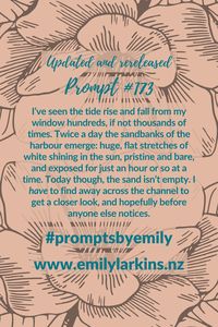 Fantastic updates of Emily's original writing prompts designed to get creative ideas flowing! #PromptsByEmily #WritingPrompts #WritingPrompt #StoryPrompts #WritingInspiration #Prompt #Prompts #StoryStarters #WritingInspiration #Prompt #Writing #CreativeWriting #CreativeWritingIdeas #EmilyLarkins #EmilyLarkinsAuthor #Preptober #AmWriting #WritersOfPinterest #AdventurePrompt #SciFiPrompt #FantasyPrompt #HorrorPrompt #ThrillerPrompt