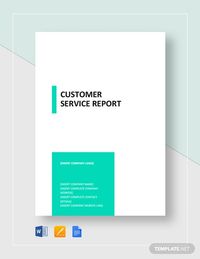 Instantly Download Simple Customer Service Report Template, Sample & Example in Microsoft Word (DOC), Google Docs, Apple Pages Format. Available in (US) 8.5x11, (A4) 8.27x11.69 inches. Quickly Customize. Easily Editable & Printable.