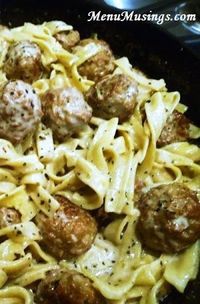 Meatballs Stroganoff - my most popular recipe by far with over 250,000 people enjoying! Fast, easy, delicious...for all of you busy moms who need to get dinner on the table after work in 30 minutes! Step-by-step photo tutorial.