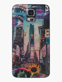 "Vintage Mystic 555 New York City Collage Art" Samsung Galaxy Phone Case for Sale by Mystikos Art | Redbubble