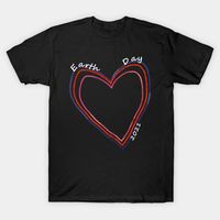 Earth Day 2021 Hearts - Earth Day - T-Shirt | TeePublic