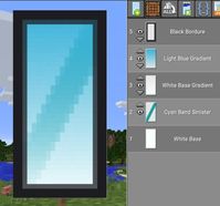 Minecraft Mirror Banner