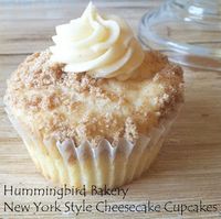 My Favorite Things: Hummingbird Bakery New York Style Cheesecake Cupcakes