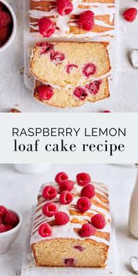 Raspberry Lemon Loaf Cake 🍋🍰 

This recipe is perfect for warm summer days! Click for the recipe this bright & buttery loaf cake drizzled in lemon glaze and topped fresh raspberries. This is the easy dessert I crave all summer long! 

Save this post to mix up this batter in less than 30 minutes 🧈