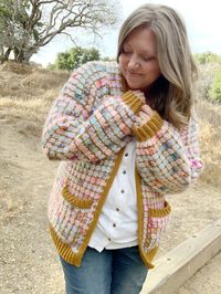 Cozy Crochet Cardigan, Colorful Crochet Pattern, the Magnus Cardigan Crochet Pattern and Tutorial - Etsy