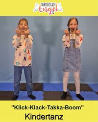 Der "Klick-Klack-Takka-Boom" ist das perfekte Kinderlied zum Tanzen und Bewegen. Der coole Kindertanz fördert Koordination, die Merkfähigkeit und bringt jede Menge Spaß. Auf You Tube gibt es das passende Mitmach-Video und die CD mit weiteren tollen Bewegungsliedern auf dem Album "Kinderdiscoland". #kindertanz #bewegungslieder #kinderturnen #kinderlieder