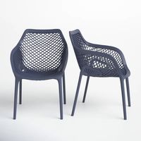 Farrah Outdoor Stacking Dining Armchair & Reviews | AllModern