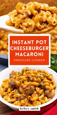 Instant Pot Cheeseburger Macaroni - Hamburger Helper Copycat Recipe