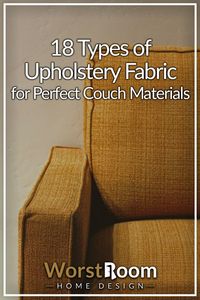 The general look and build of your furniture are just as important as the types of upholstery fabric that wraps them. After all, even the most beautiful set of sofa or chairs will become dull over time if the fabric is not right for the use case. #upholstery #fabric #couch #sofa #curtains #seat #cushions