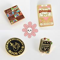 Bookworms, it's enamel pin time! From enemies-to-lovers tales to steamy reads, flaunt your bookish heart with these adorable accessories. Each pin is gold-plated and comes with a butterfly clutch. It's the ideal treat for you or your bookish buddy. Don't forget to snag your favorite pin from the options! Product Details Clutch - Butterfly Clutch Plating - Gold Plating