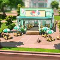 aesthetic pixelz : aesthetic sims 4 restaurants for every world 🍷