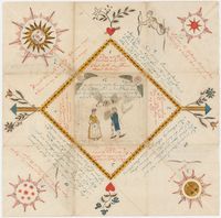 1910-again: “ Unknown (E.W.), Puzzle Purse Love Letter 18th century (American) More here. ”