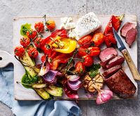 How to make low-carb lamb with roasted ratatouille