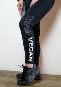 These PRO FIT LEGGINGS are ethically made, dry wicking, antimicrobial, and a great fit. They are athletic, high-waisted and stretchy, sure to look good on women of all shapes and sizes. Rock these adorable leggings while you run errands, work out, or just lounge around the house & be sure to let 'em know - TRAIN VE