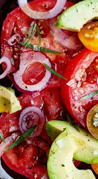 Avocado, Onion and Tomato Salad