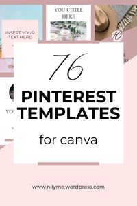 Not design savvy? Don't worry, these 76 templates will not only elevate your Pinterest game but save you loads of time! The best thing? Everything is fully customizable using a FREE Canva account, either on your desktop or using their mobile app! Includes 7 opt-in freebie + products options AND 2 infographics! CLICK to access the 76 Pinterest Templates for Canva!