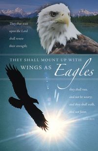 General Worship Bulletin - They shall mount up with Wings as Eagles - Warner Christian Resources