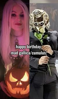 i could go on n on 😭🙏 such an empowering n gorgeous person. what a beautiful voice <3 // #madgallica #cumulusghoulette #ghost #ghostband #thebandghost #ghoulette #birthday #celebration