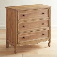 Oversized Madeline Natural Stonewash Bedside Chest | Pier 1