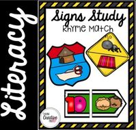 This product is to be used when studying signs in your classroom. Students have to match the signs based on if they rhyme or not, These rhyming cards are great to have out in your toys and games center, or to use asan assessment for rhyming.*If you like this product please be sure to leave feedback!*This product is not associated with Creative Curriculum or Teaching Strategies. This product is intended for use in one classroom. If you would like to share it with another room, please purchase an