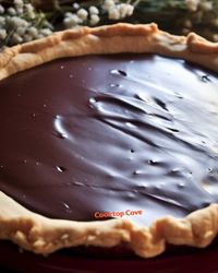 This is dubbed "Grandma's Chocolate Pie" as she became famous in her town for it. Still tastes like pure heaven today!