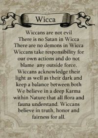 No satan, just personal responsibility.