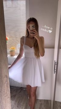 short white bustier dress with lace, thick straps #sewing 