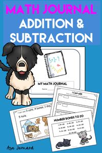 Math journaling is a terrific way to practice kindergarten math concepts. Your kids will love working on these math activities. Kids are asked to solve and record their thought processes, as well as solutions. A great way to ignite a solid foundation in early math concepts. Perfect for animal lovers, fall (autumn) and back-to-school!