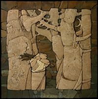 sergey karlov, 2009 | relief mosaic | 51x51