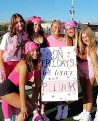 #footballseason #pinkout #schoolspirit