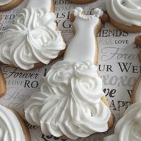 Bridal Cookies Engagement Favors Wedding by AujanesSweetsLLC