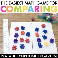 The Easiest Kindergarten Math Game for Comparing Numbers