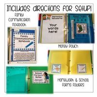 Student Take Home Binder {Editable} by Teaching Differently | TpT