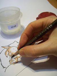 Colored Pencil Tutorial - this is neat, I think I might have to try it. Goo  gone or baby oil instead of a blender pen.