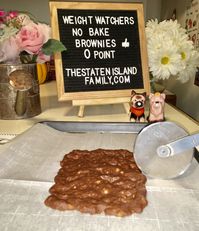 Weight Watchers No Bake Brownies - zero points per serving - The Staten Island family